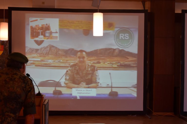 Live-Schaltung nach Mazar-e-Sharif in Afghanistan